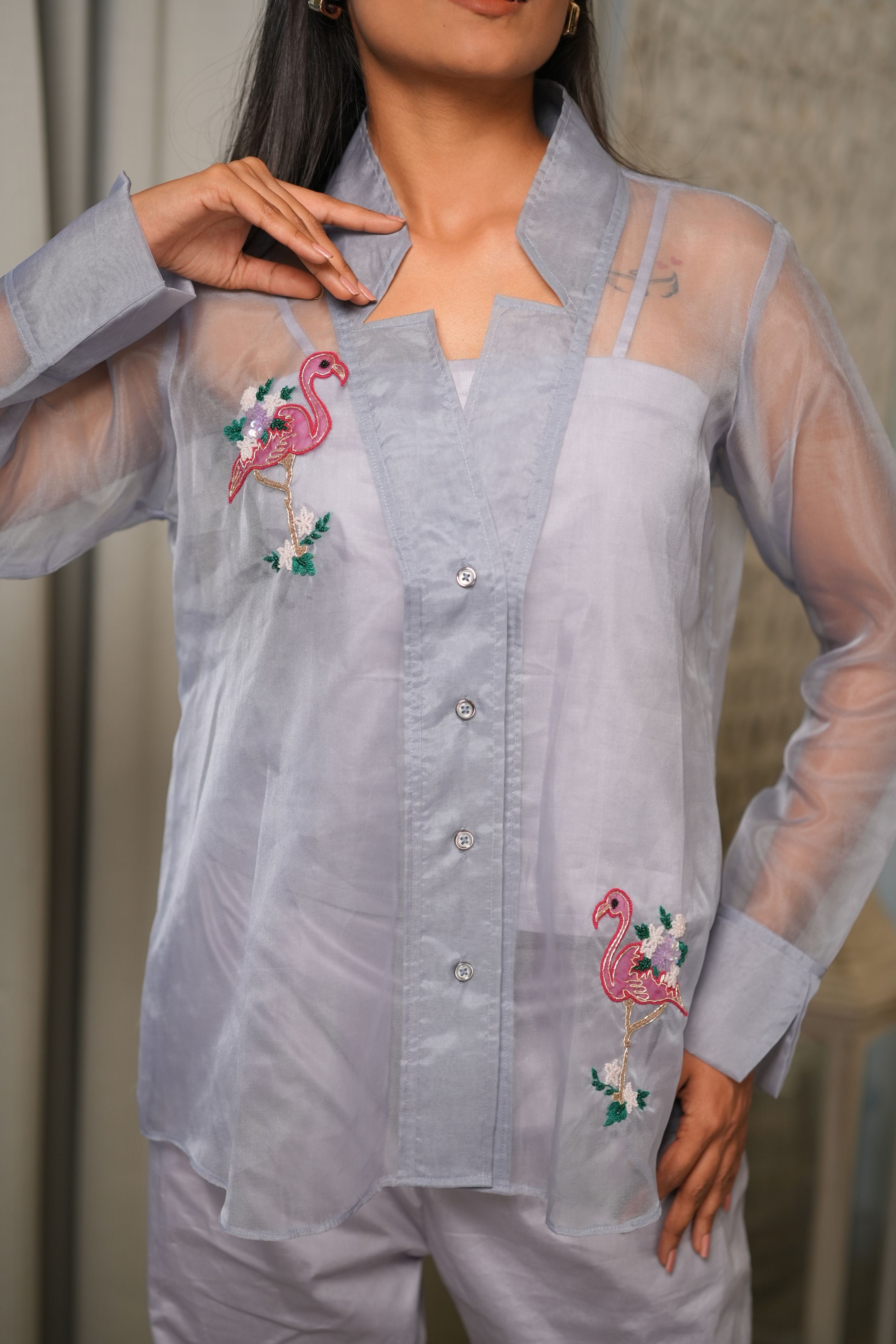 FLAMINGO MIST CO-0RD SET