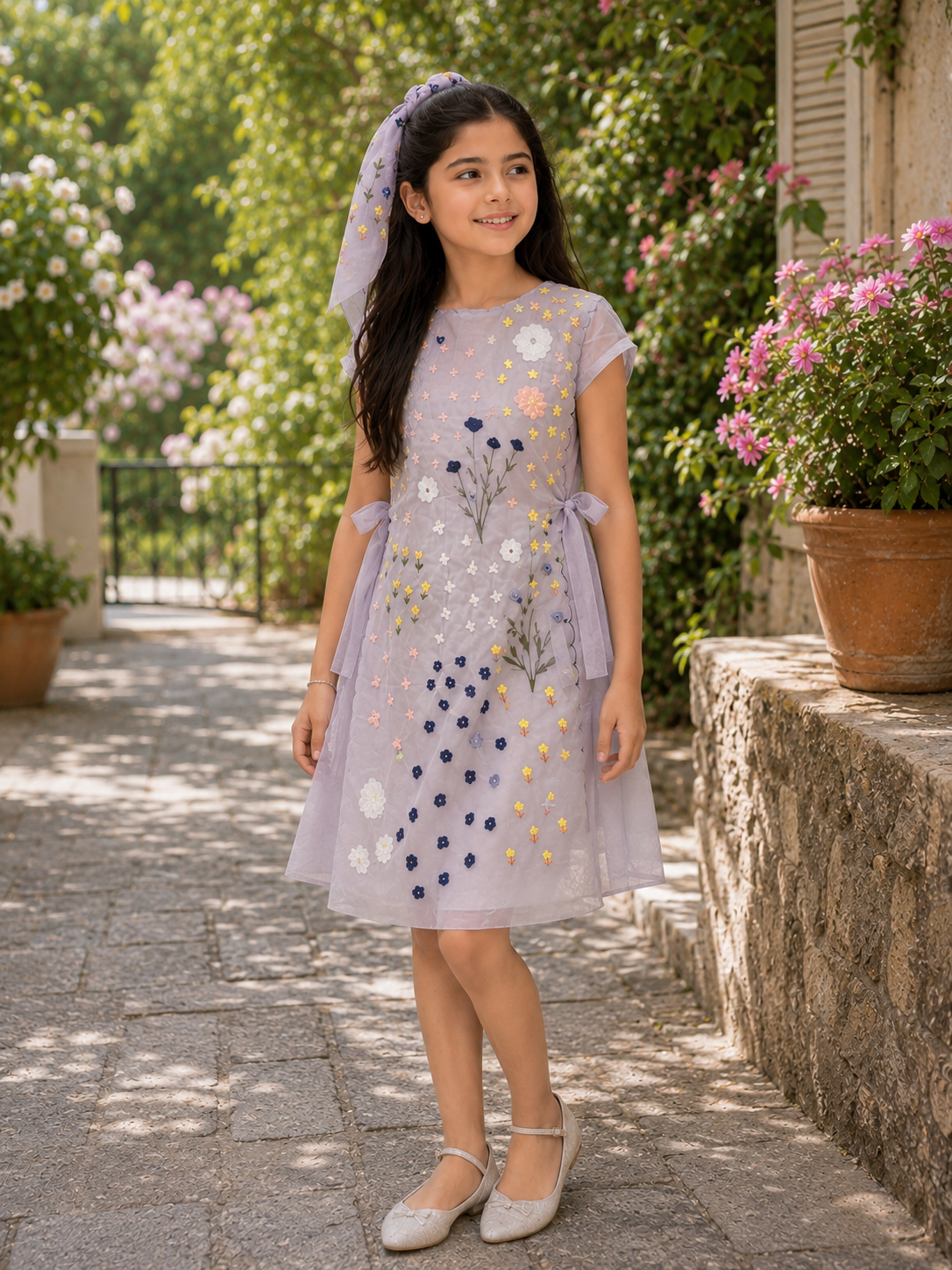 MINI GREY BIB DRESS