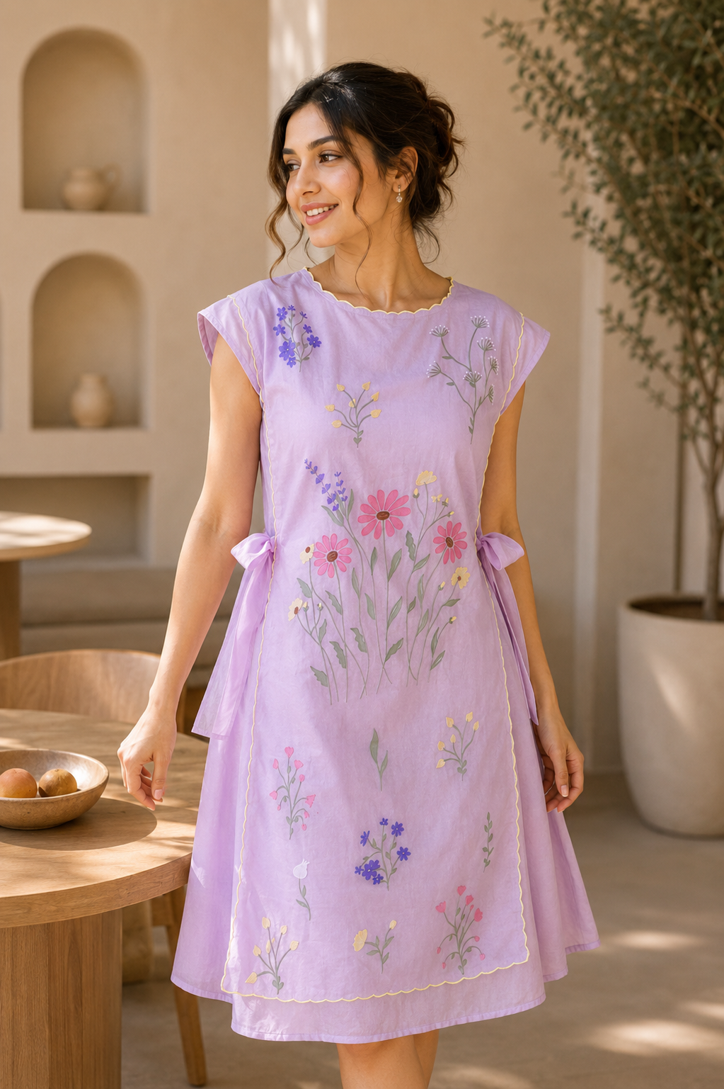 LILAC JARDIN DRESS