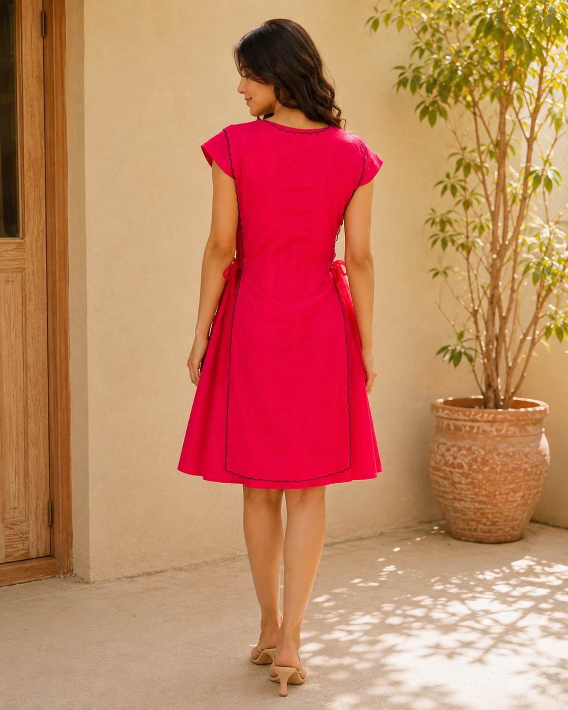 PINK BIB DRESS