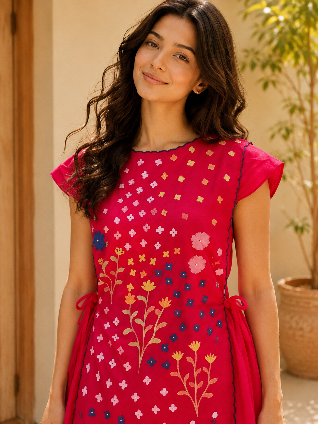 PINK BIB DRESS