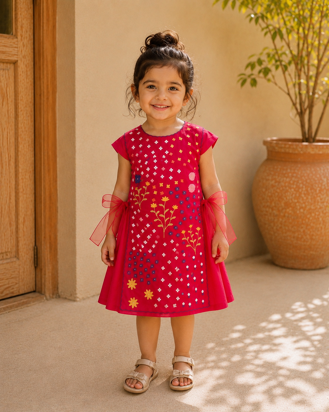 MINI PINK BIB DRESS