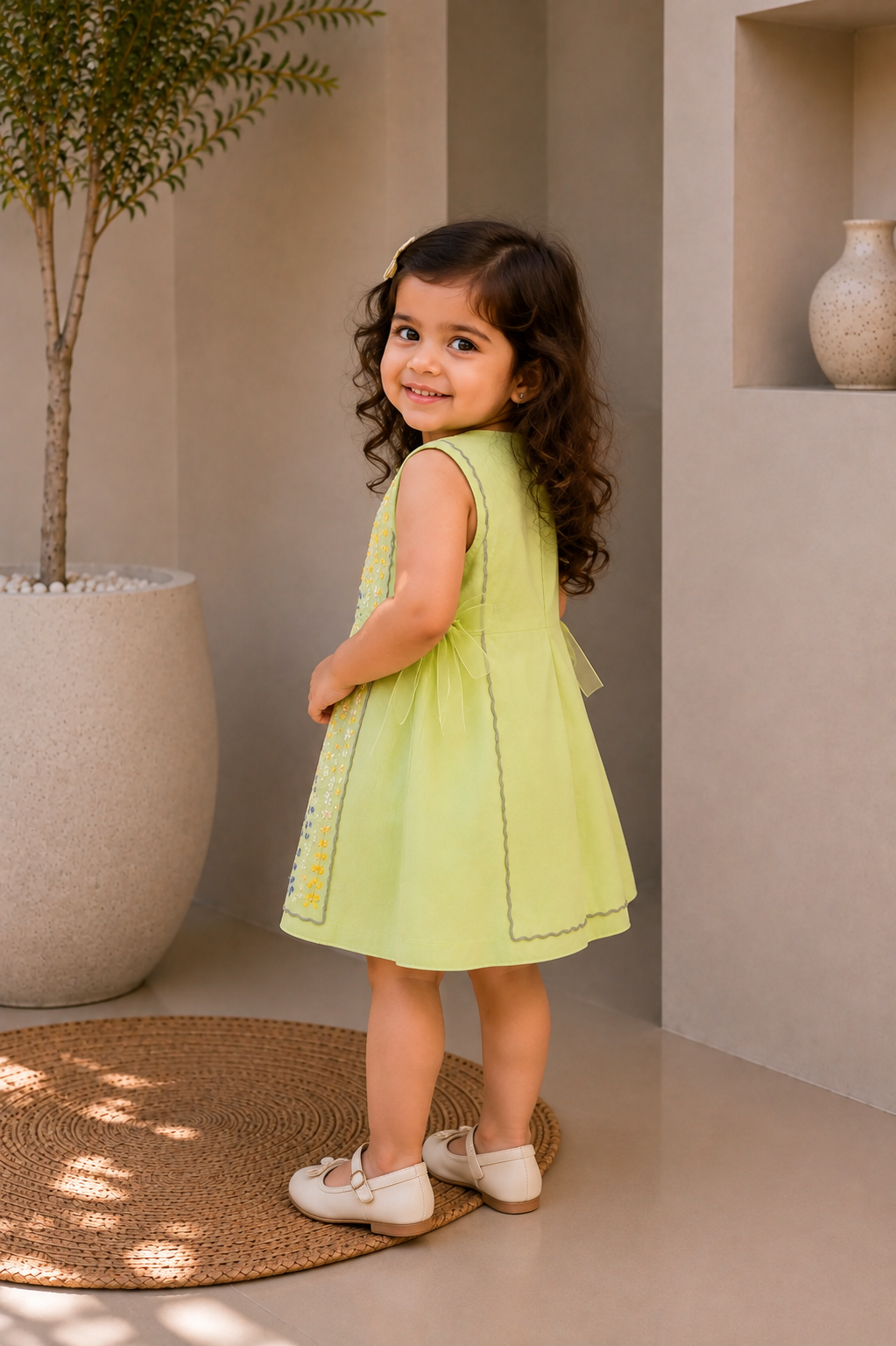 MINI FLORA FRAME DRESS