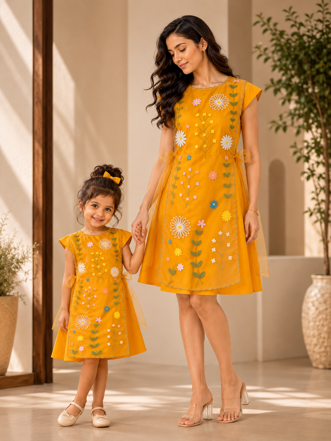 BUTTERCUP DRESS TWINNING