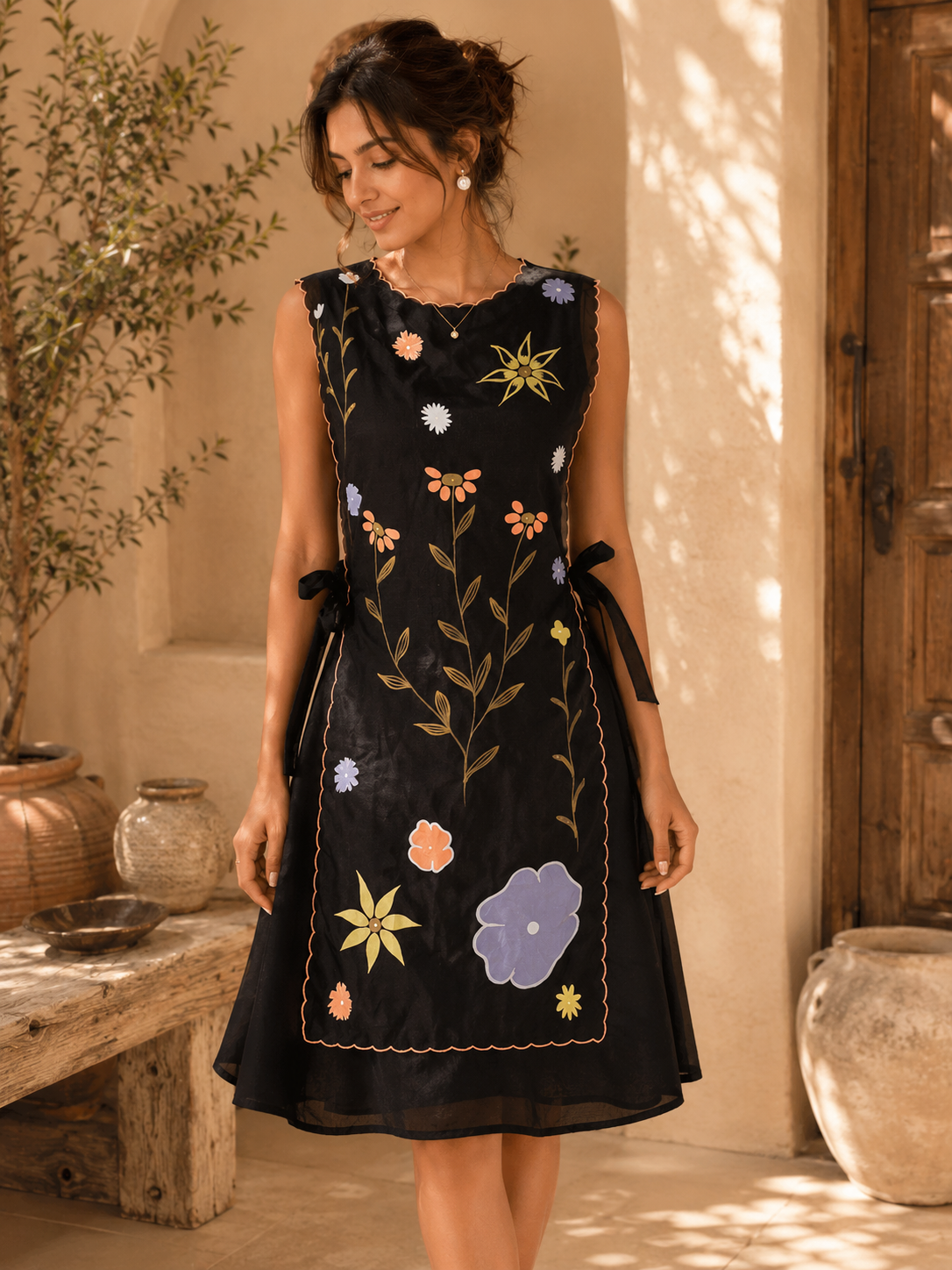 Midnight Meadow Dress