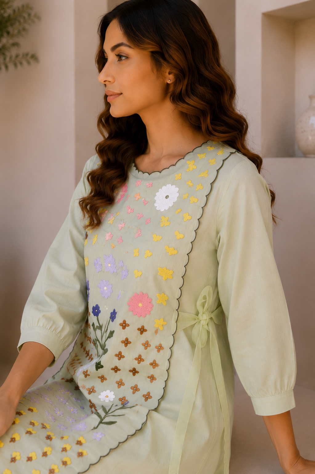 FLORA FRAME DRESS
