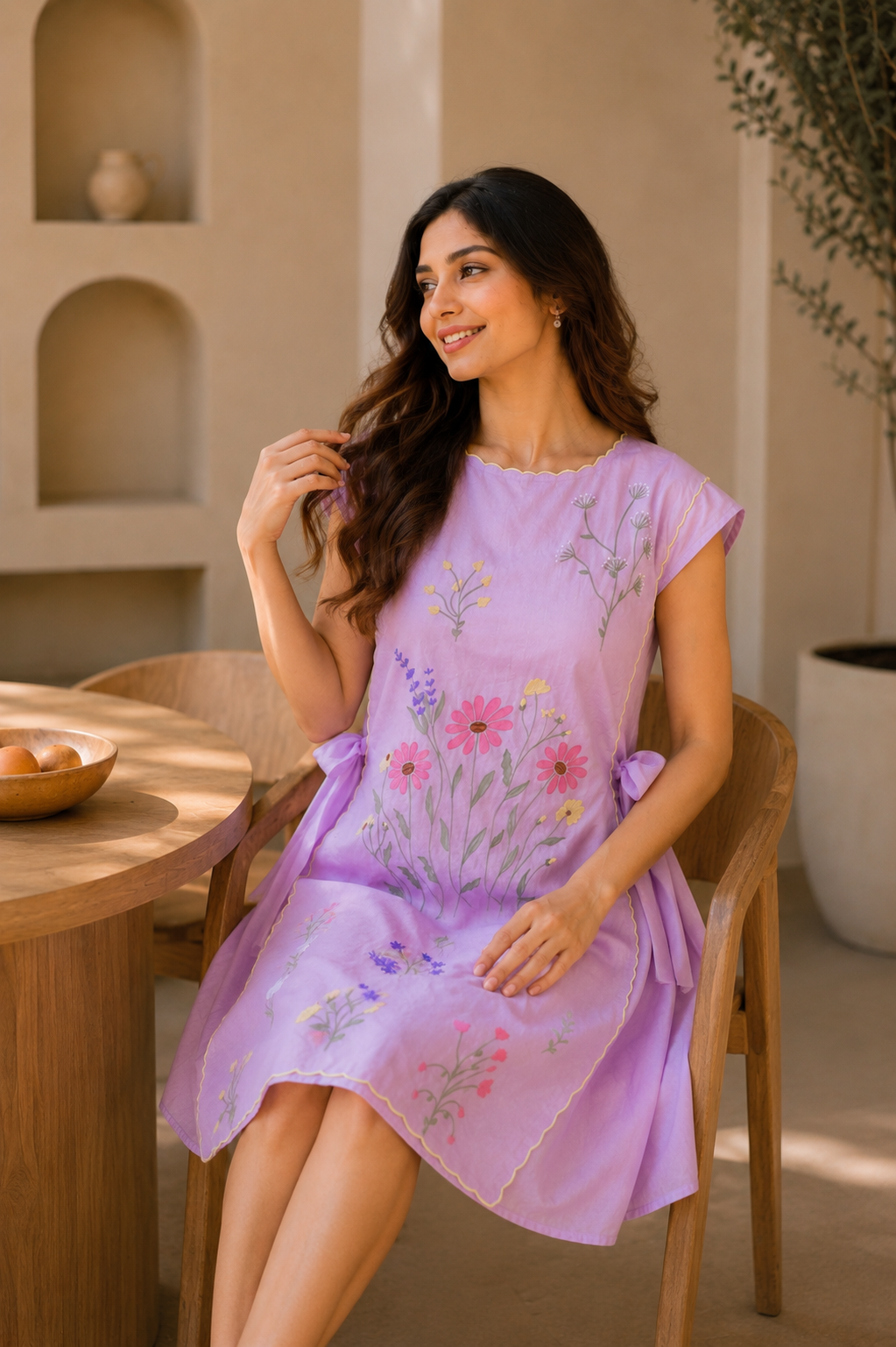 LILAC JARDIN DRESS