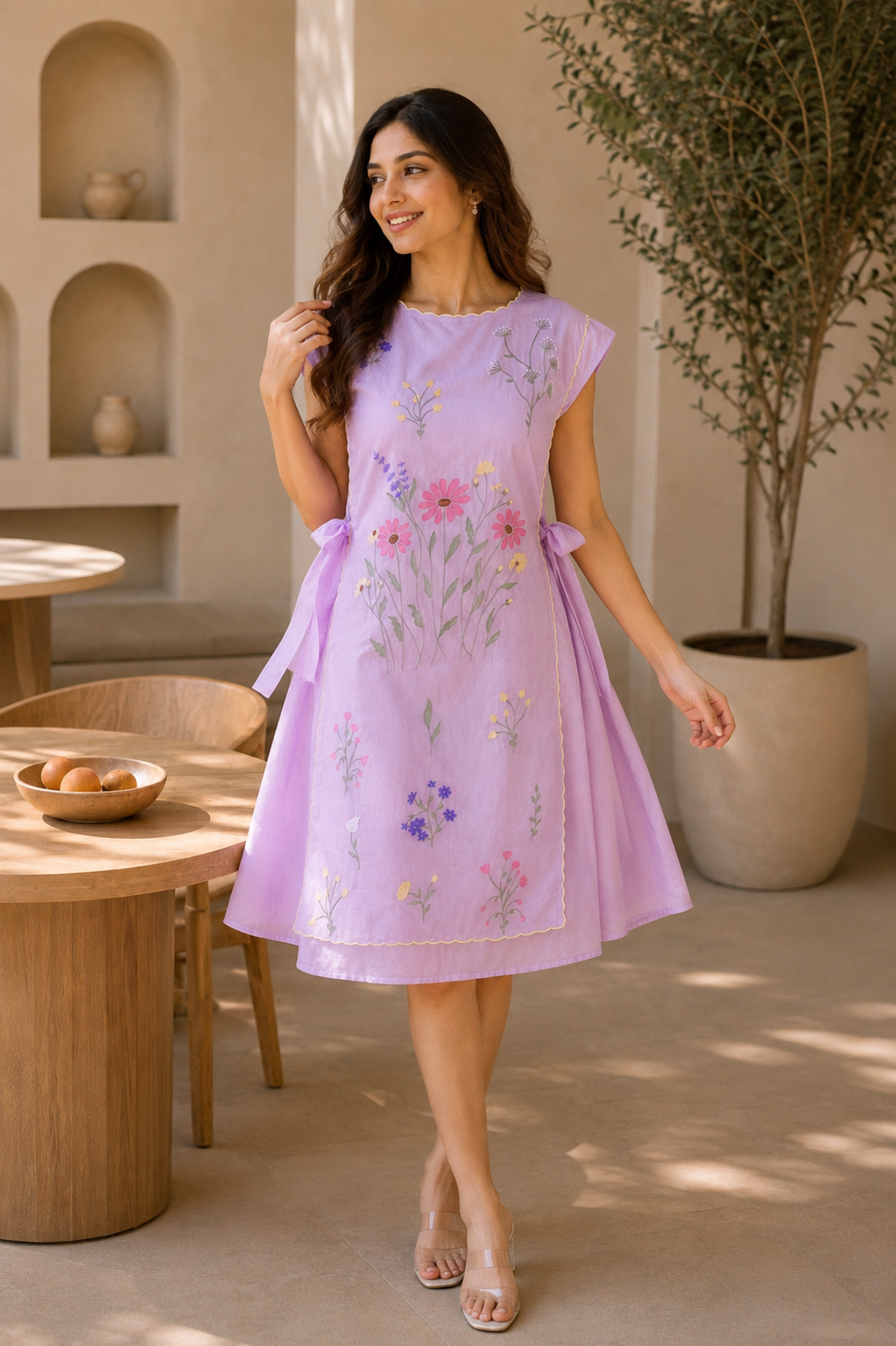 LILAC JARDIN DRESS