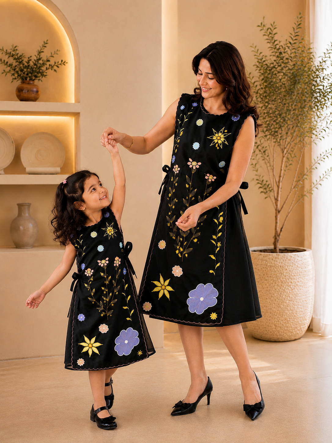 MIDNIGHT DRESS TWINNING