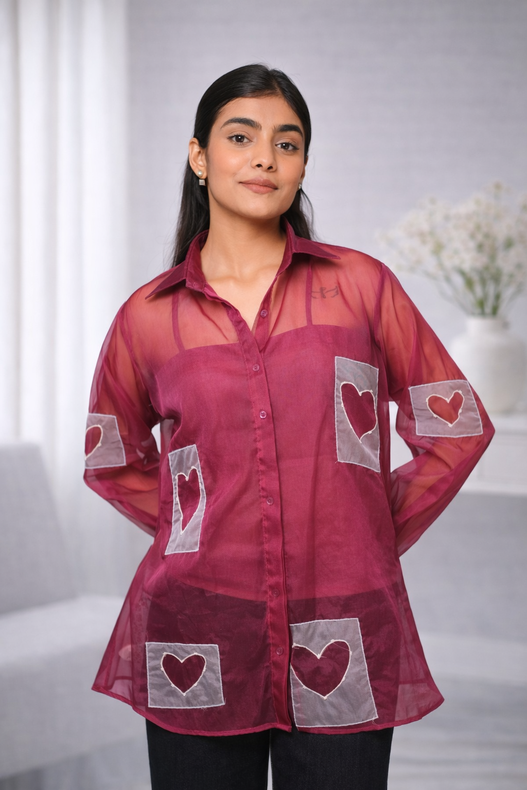 BLUSH HEART SHIRT