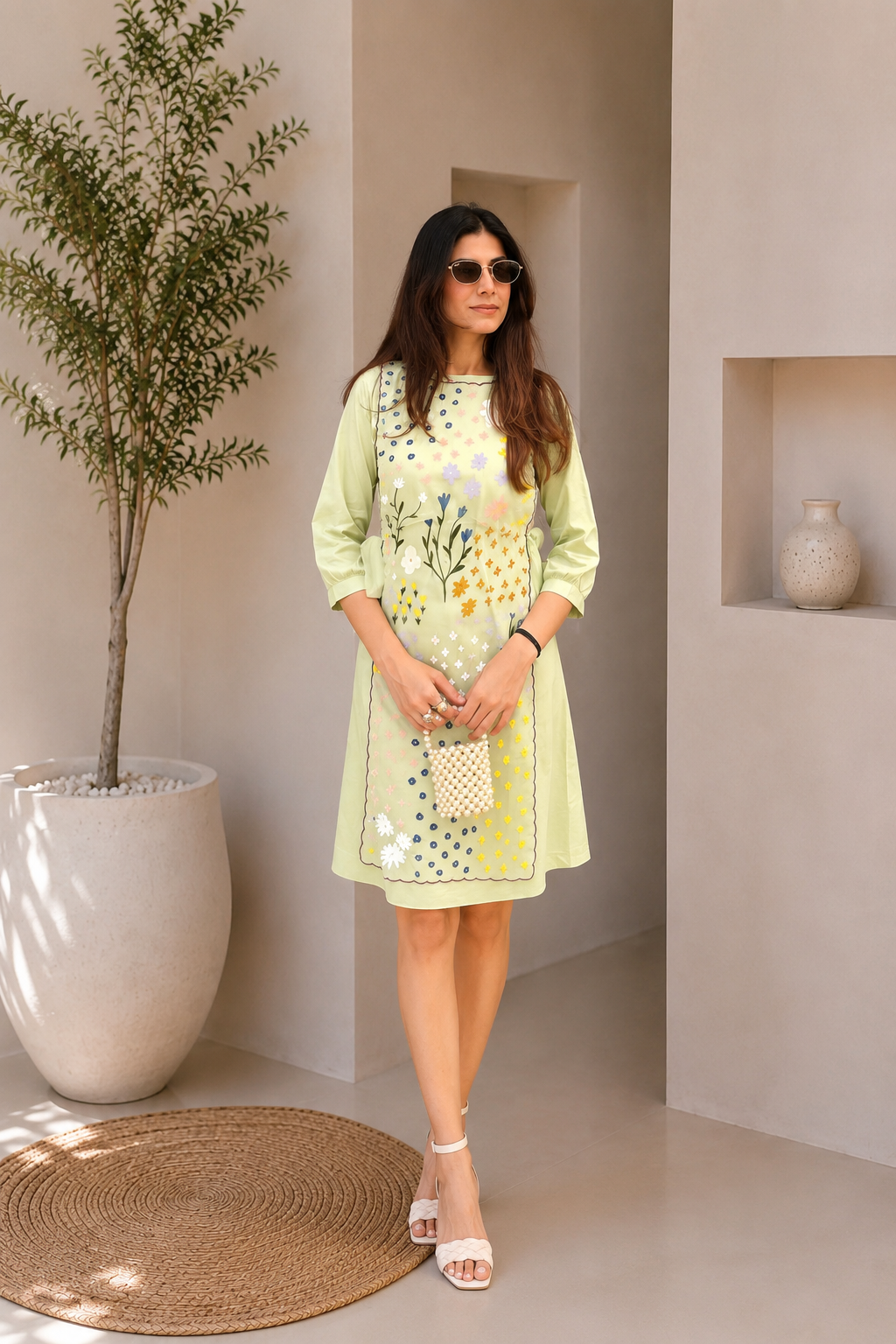 FLORA FRAME DRESS