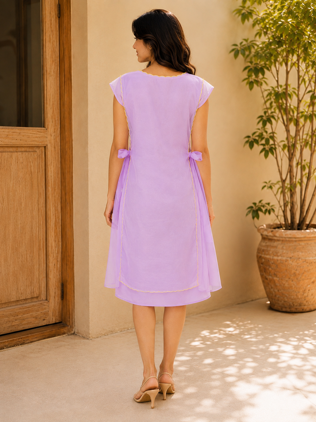 LILAC JARDIN DRESS