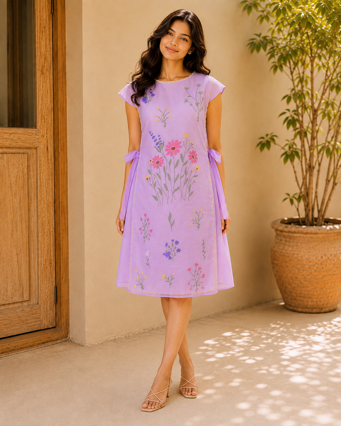 LILAC JARDIN DRESS