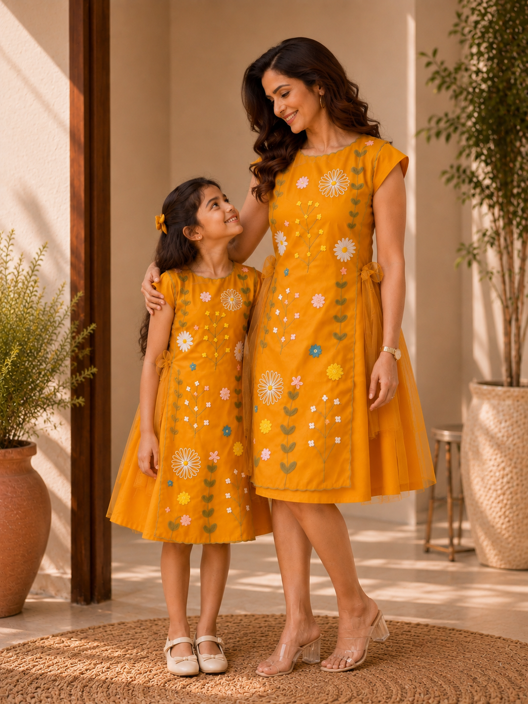 BUTTERCUP DRESS TWINNING