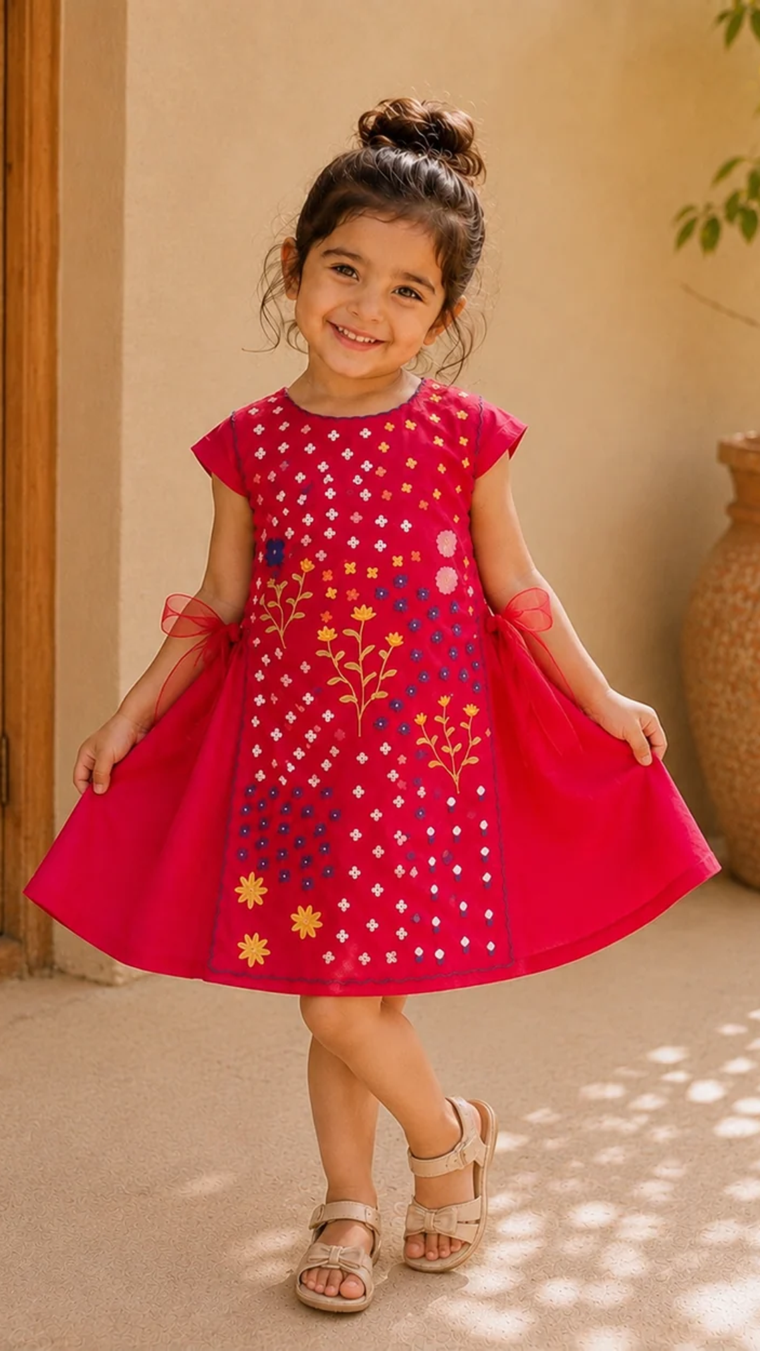 MINI PINK BIB DRESS