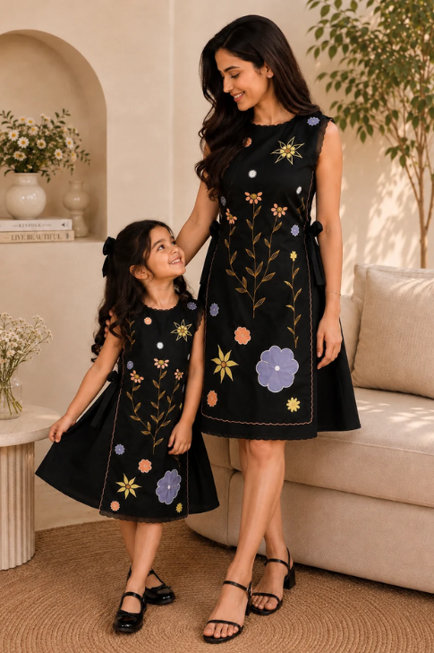 MIDNIGHT DRESS TWINNING